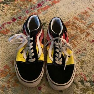 Flames vans